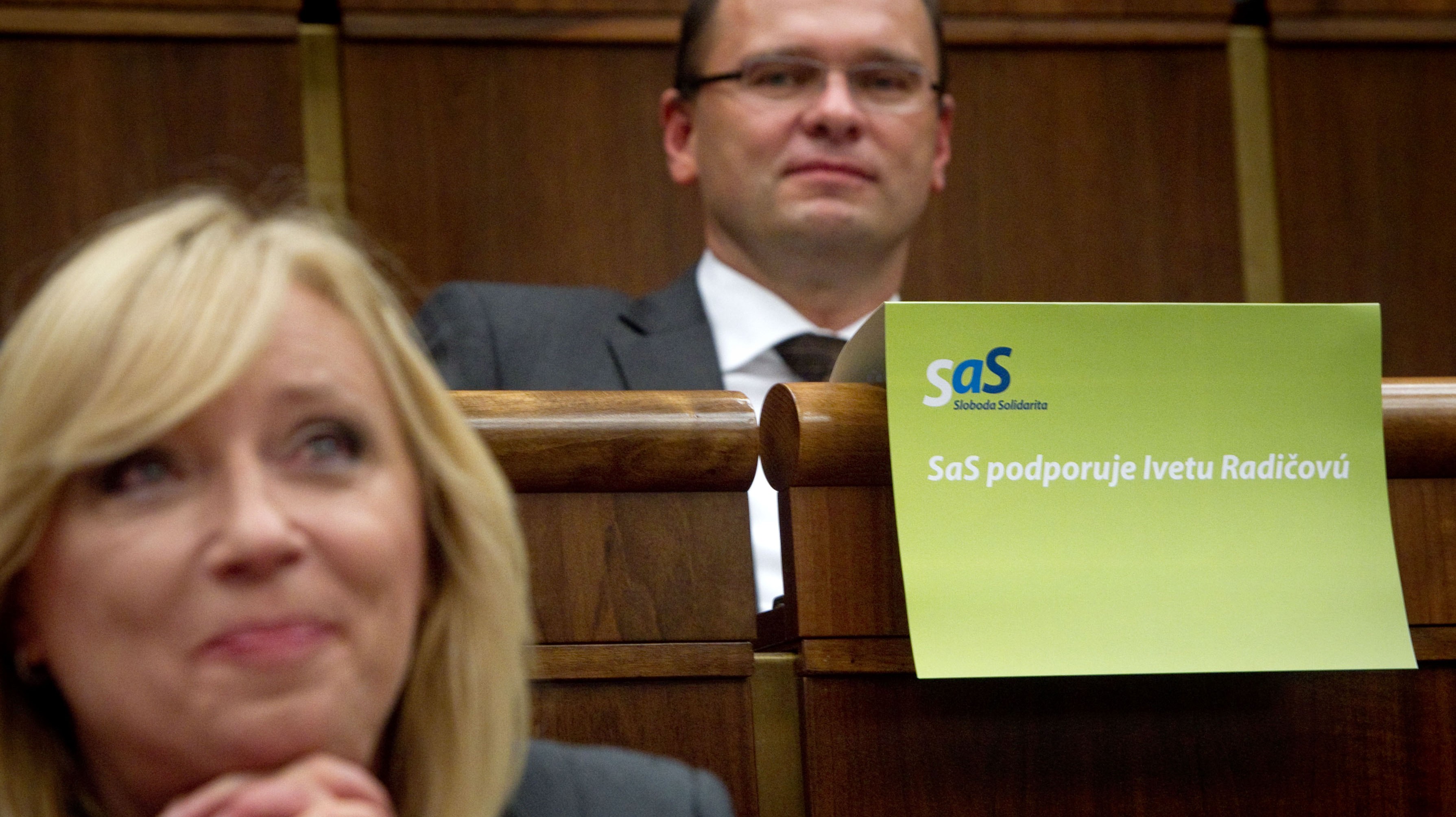 SaS stojí za Ivetou Radičovou 